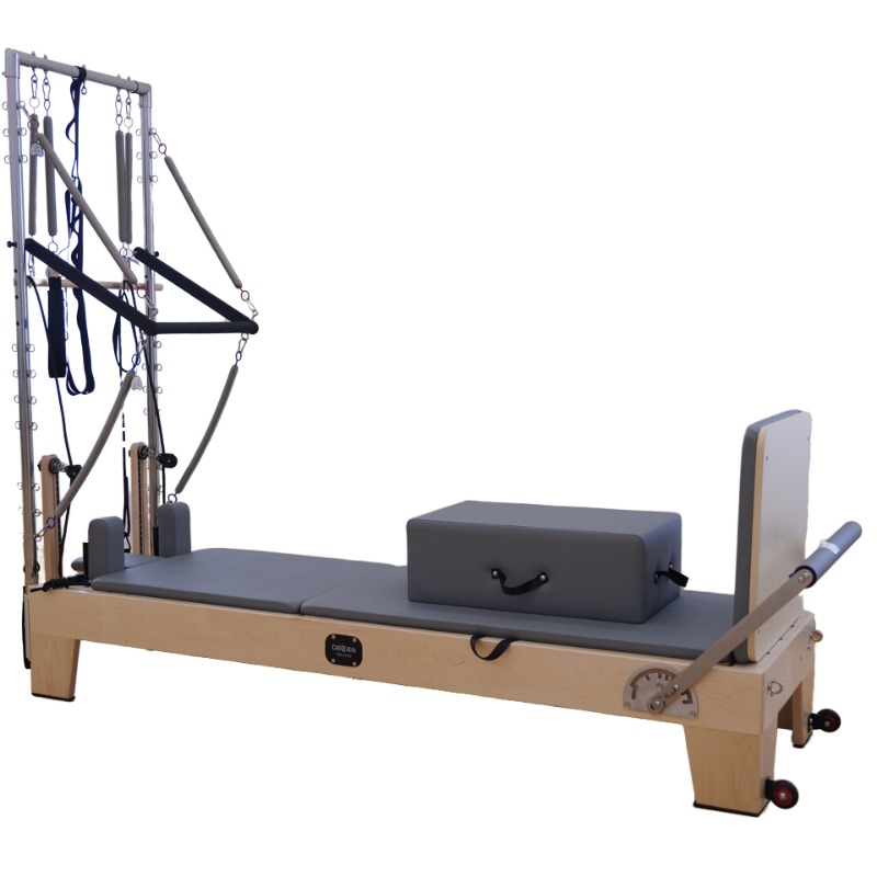 Home Gym Pilates - YTYIN Бежевый реформатор для пилатеса для
