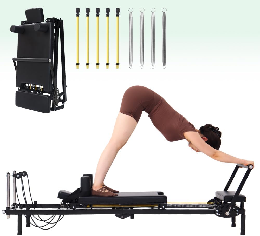 Home Gym Pilates - Складной тренажер для пилатеса, 2-в-1, с