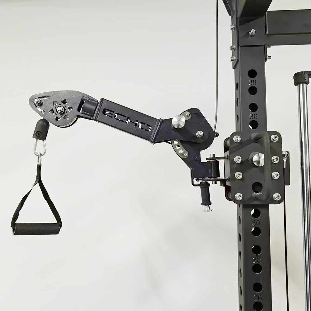 Home Gym Cable Machine - Многофункциональный силовой тренажер-стойка с угловым вращением,