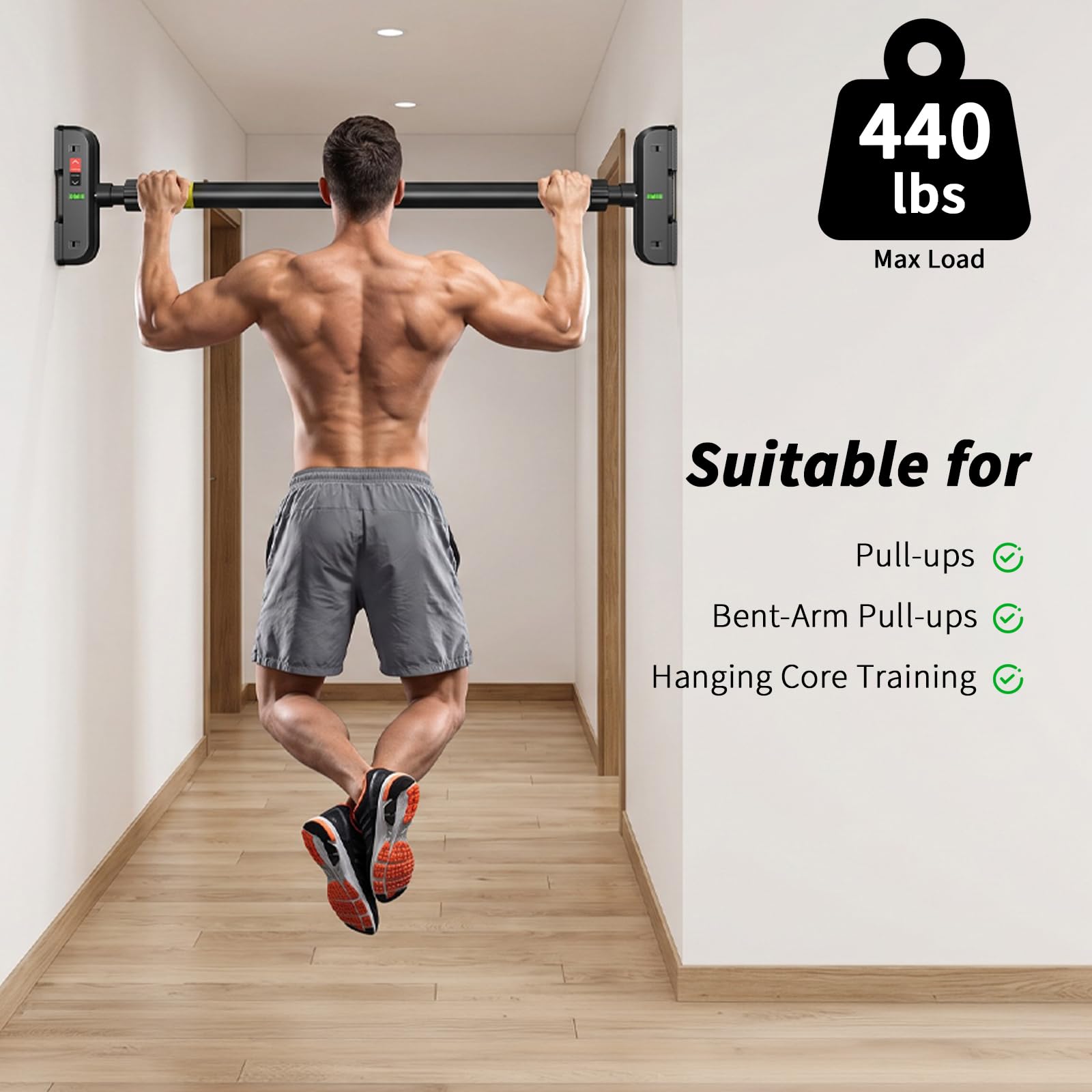 Suspension Trainer Door - Турник для дверного проема, безвинтовой, выдерживает