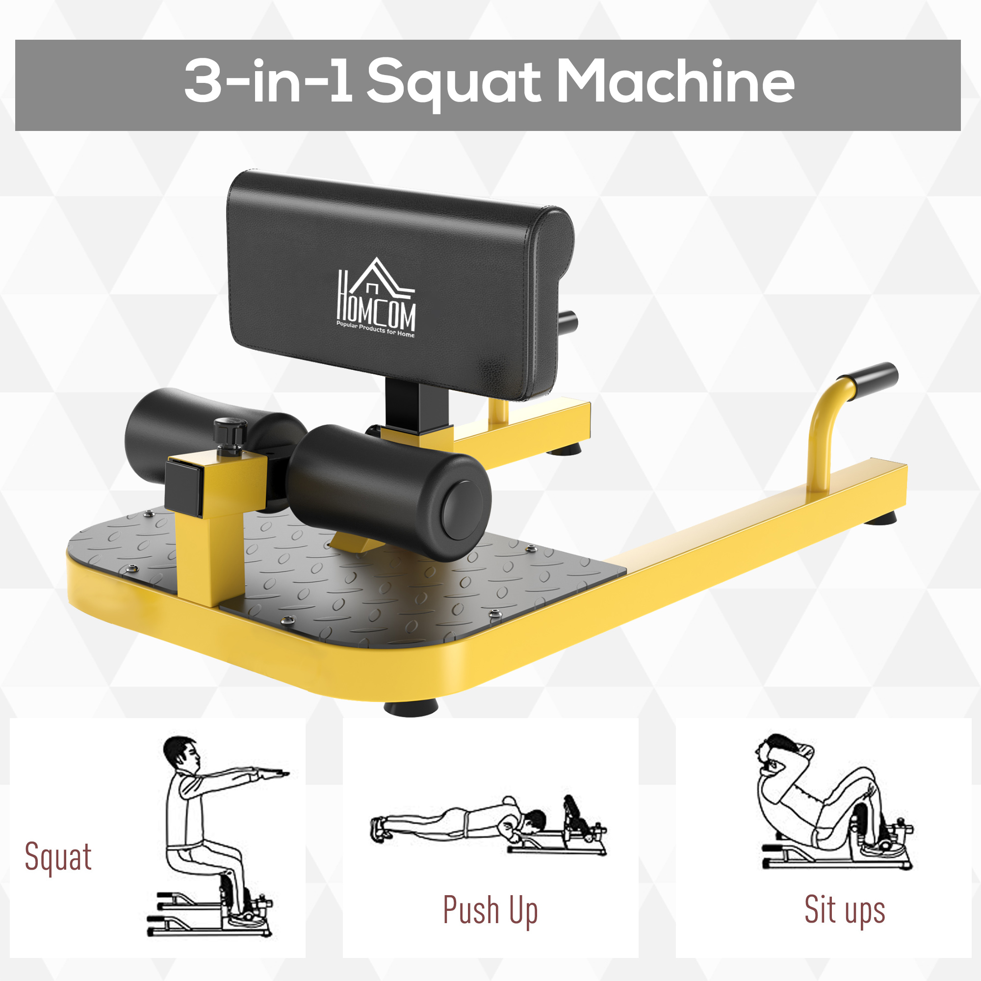 Тренажер 3-в-1 для приседаний, – обзор и цена Home Gym Yellow
