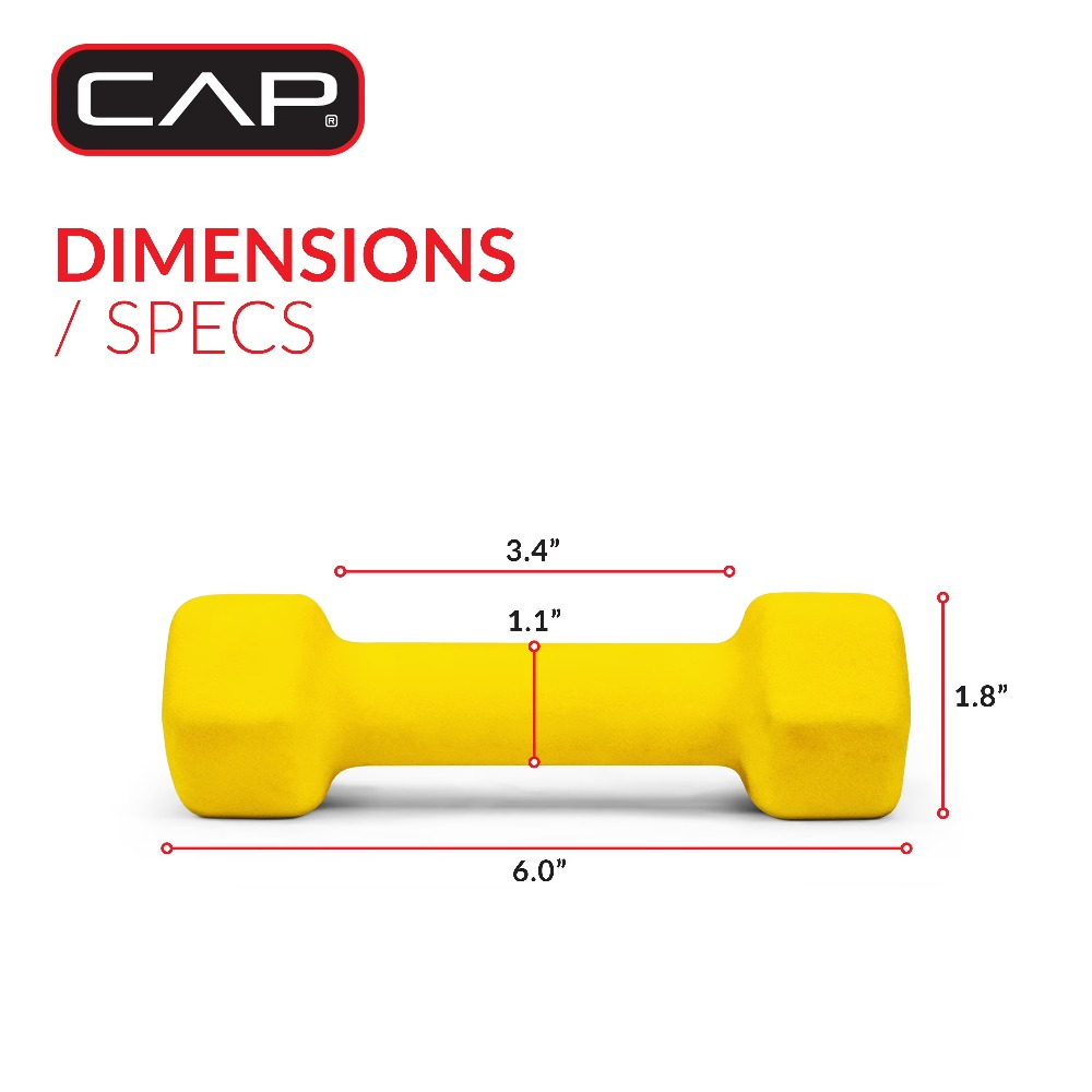 Неопреновые гантели 2 фунта (1 – обзор и цена Home Gym Yellow